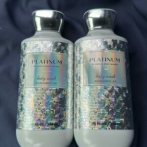 BBW 2pc Platinum Body Wash